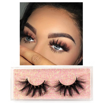 LEHUAMAO Eyelashes 3D Mink Lashes natural mink lashes for daily wear soft lashes Eyelash extension real Eyelash for makeup D103