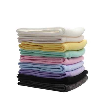1 Pcs Makeup Hairband Eyelashes Extension Spa Facial Headband Makeup Towel with MagicTape Wrap Head Terry Cloth Headband Stretch