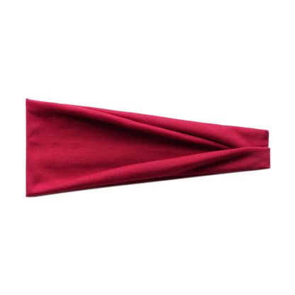 Women Solid Color Wide Elastic Headband Adjustable Cotton Sport Yoga Hair Band Fashion Turban Makeup Hair Hoop Hair Accessories