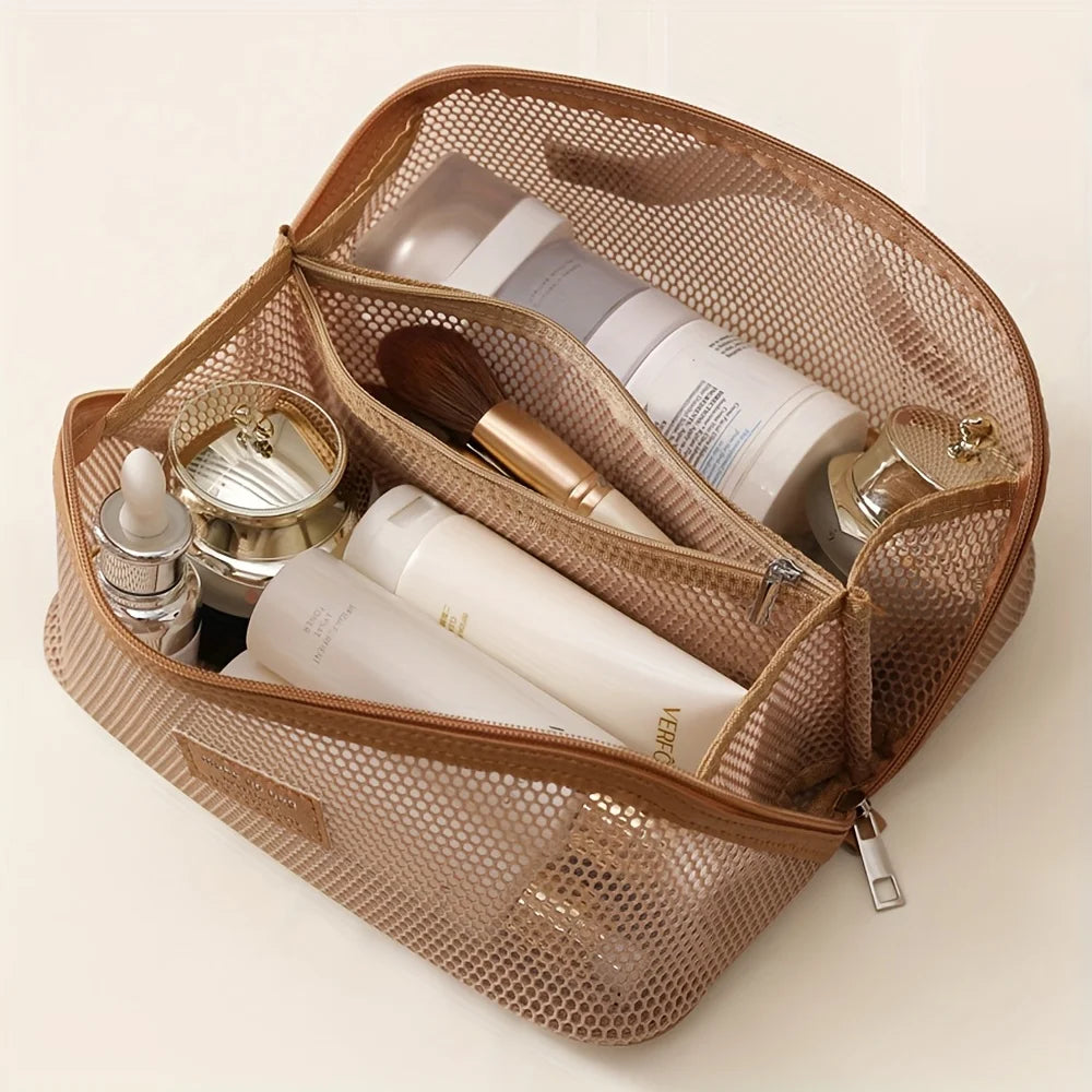 Female Makeup Organizer Toiletry Kit Bag Make Up Case Storage Pouch Luxury Lady Box, Cosmetic Bag, Organizer Bag For Travel Zip