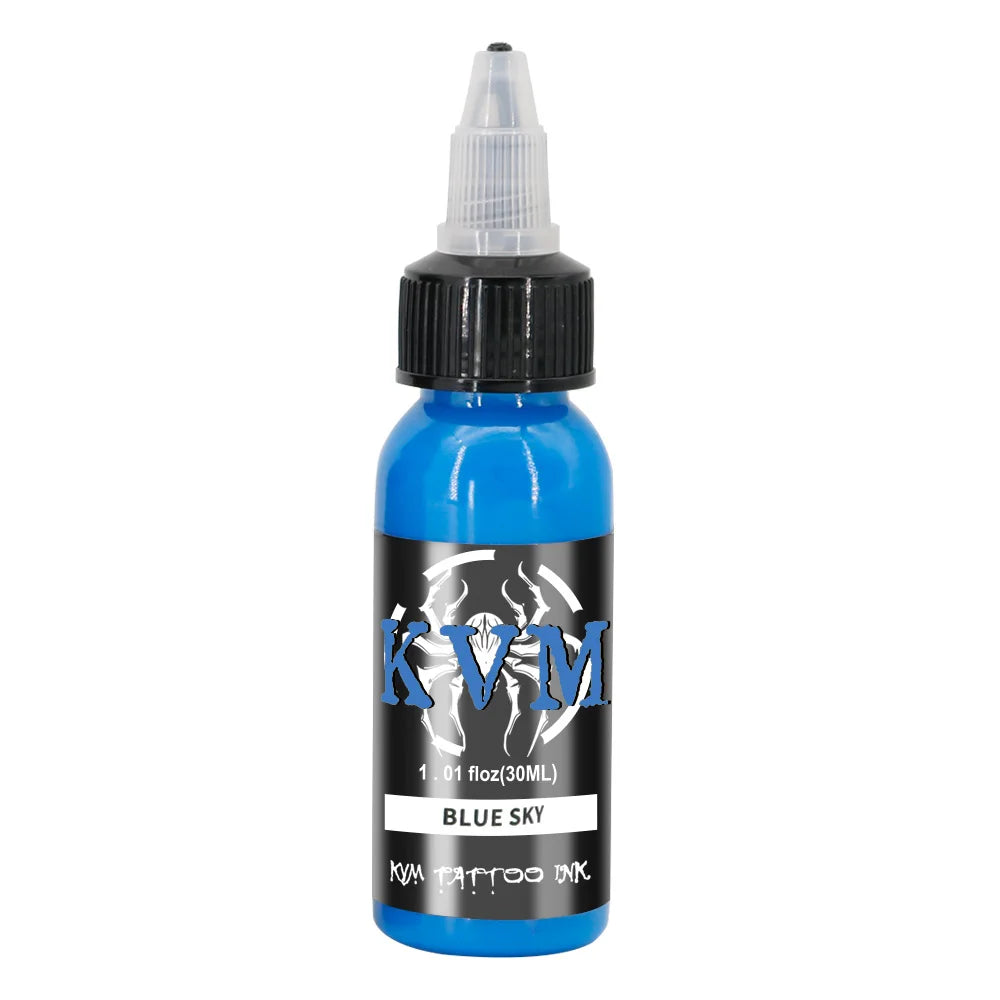 KVM 30ml/1oz 14-colors Tattoo Ink Pigment Body Art Tattoo Kits Professional Beauty Paints Makeup Tattoo Supplies Semi-permanent