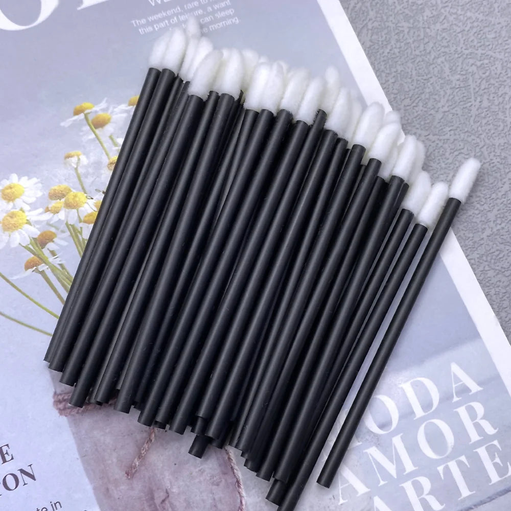 Wholesale 100/1000 PCS Disposable Lip Brush Women Accessories Lipstick Gloss Wands Applicator Perfect Best Make Up Tool Hotting