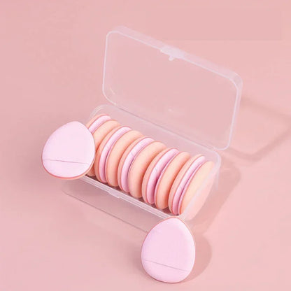5/10Pcs Mini Finger Puff Foundation Small Air Cushion Powder Sponge Face Concealer BB Cream Cosmetic Applicator Makeup Tools