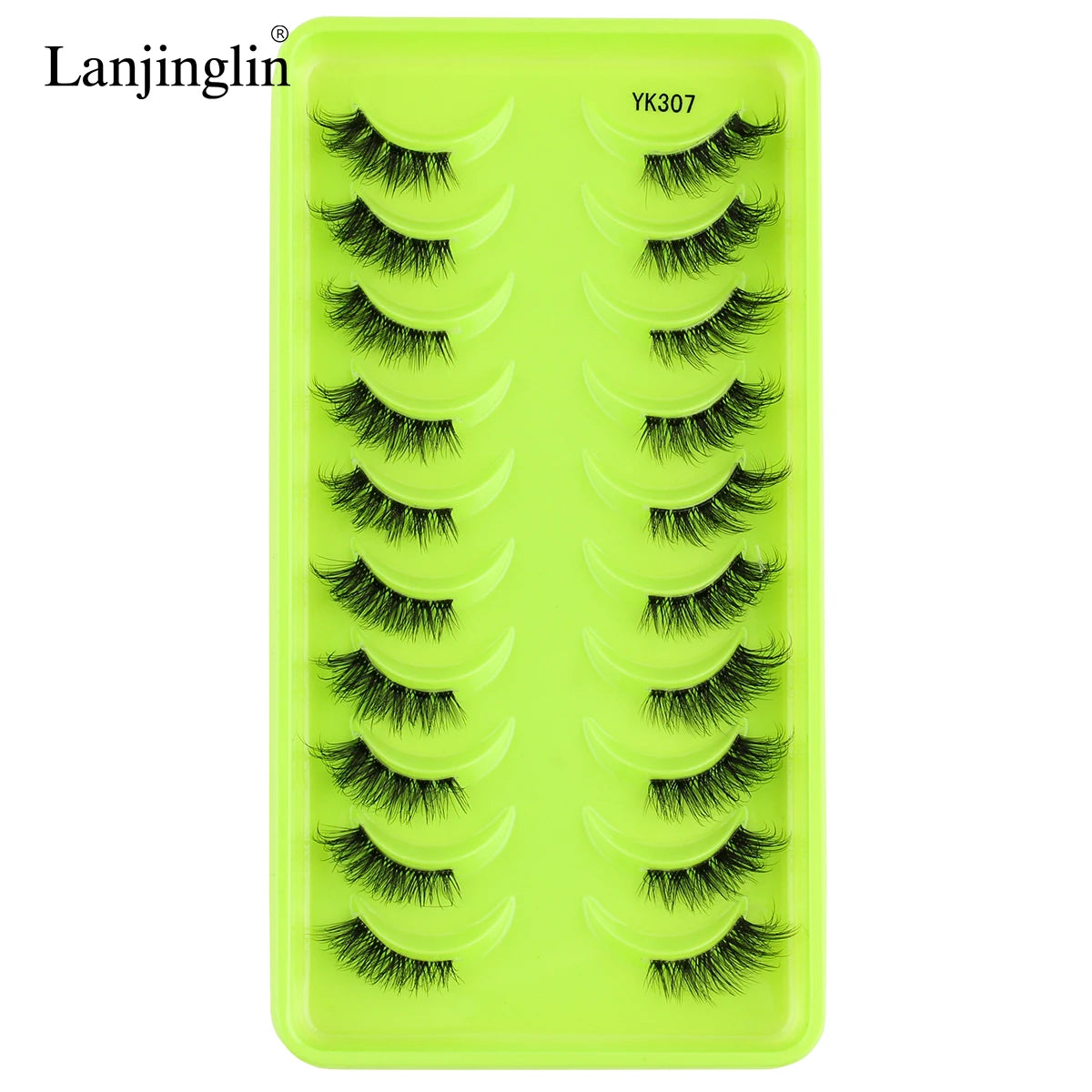 Fake Lashes 3/10 Pairs Half Lashes Cat Eye Natural Long Wispy 3D Mink Eyelash Reusable Makeup Tool Faux Cils maquillaje Cílios