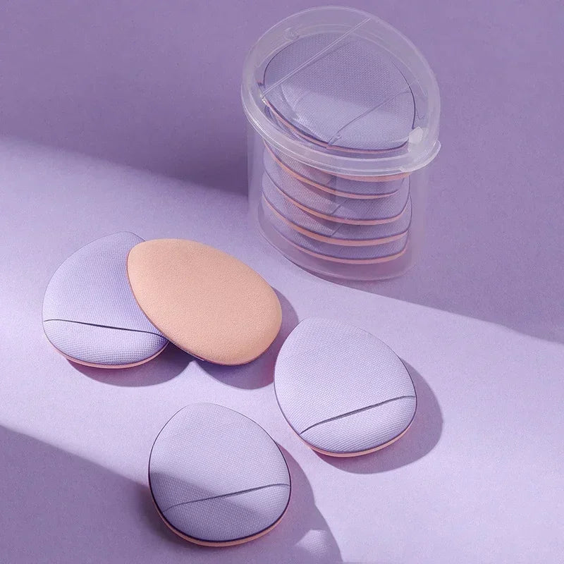 5/10Pcs Mini Finger Puff Foundation Small Air Cushion Powder Sponge Face Concealer BB Cream Cosmetic Applicator Makeup Tools
