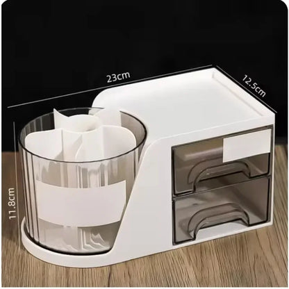 Nail Tool Storage Box Swab Container Nail Accessories Organizer Box Makeup Brush Holder Nail Art Pen Storage Box Nail Tool Stora