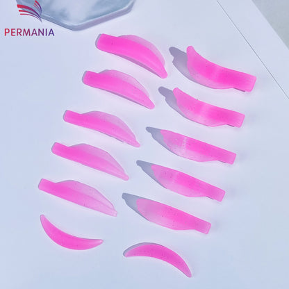 Permania Reusable Eyelash Lifting Silicone Lamination Pad Eyelash Perm Rods 3D False Eyelashes Extension Curler Pad Makeup Tools