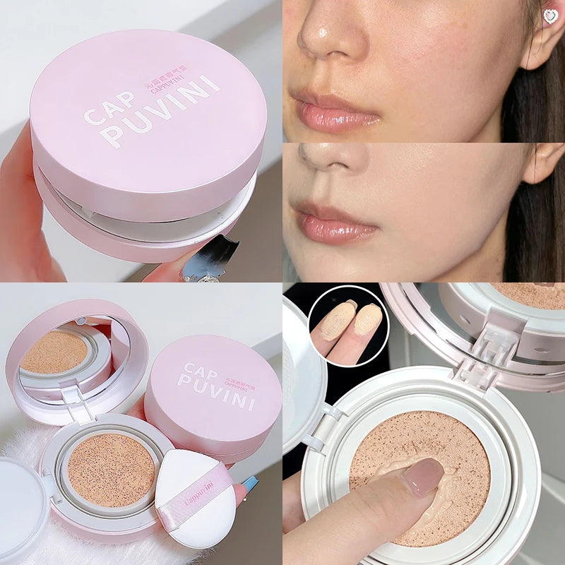 Moisturizing Concealer Air Cushion CC Cream Natural Waterproof Brighten Cushion Foundation High Coverage Makeup Base Cosmetics