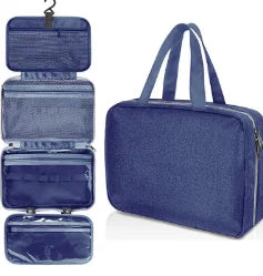 Large Hanging Hook Toiletry Bag Waterproof Folding Handbag Travel Makeup Cosmetic Razor Storage Organizer Case Bathroom Supplies