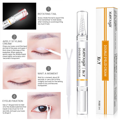 Double Eyelid Setting Cream Long Waterproof Quick Dry Double Eyelid Shaping Lift Cream Long Lasting Firming Makeup Supplies