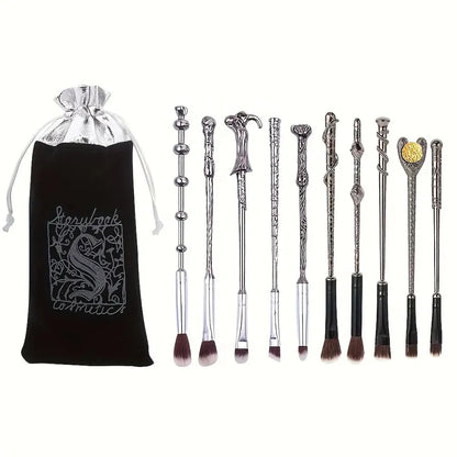 5PCS Makeup Brush Wand Set Professional Style Brushes with Soft Bristle and Metal Handles Perfect for Eyeshadow Powder Makeup