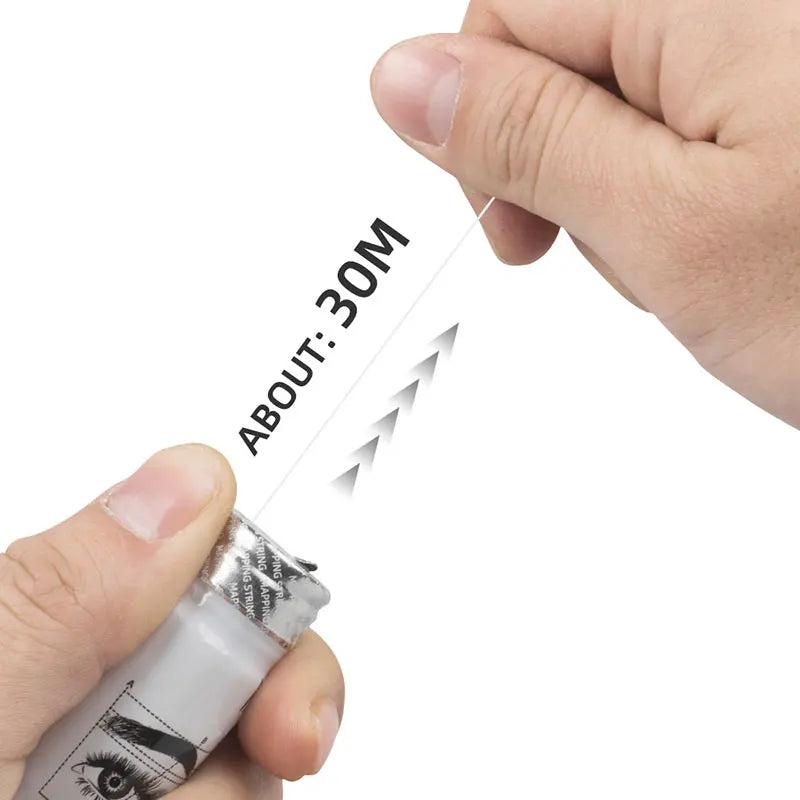 30m Microblading Pre-Inked Mapping String Eyebrow Makeup Dyingliner Thread Borw Permanent Positioning Measurement Tattoo Tools