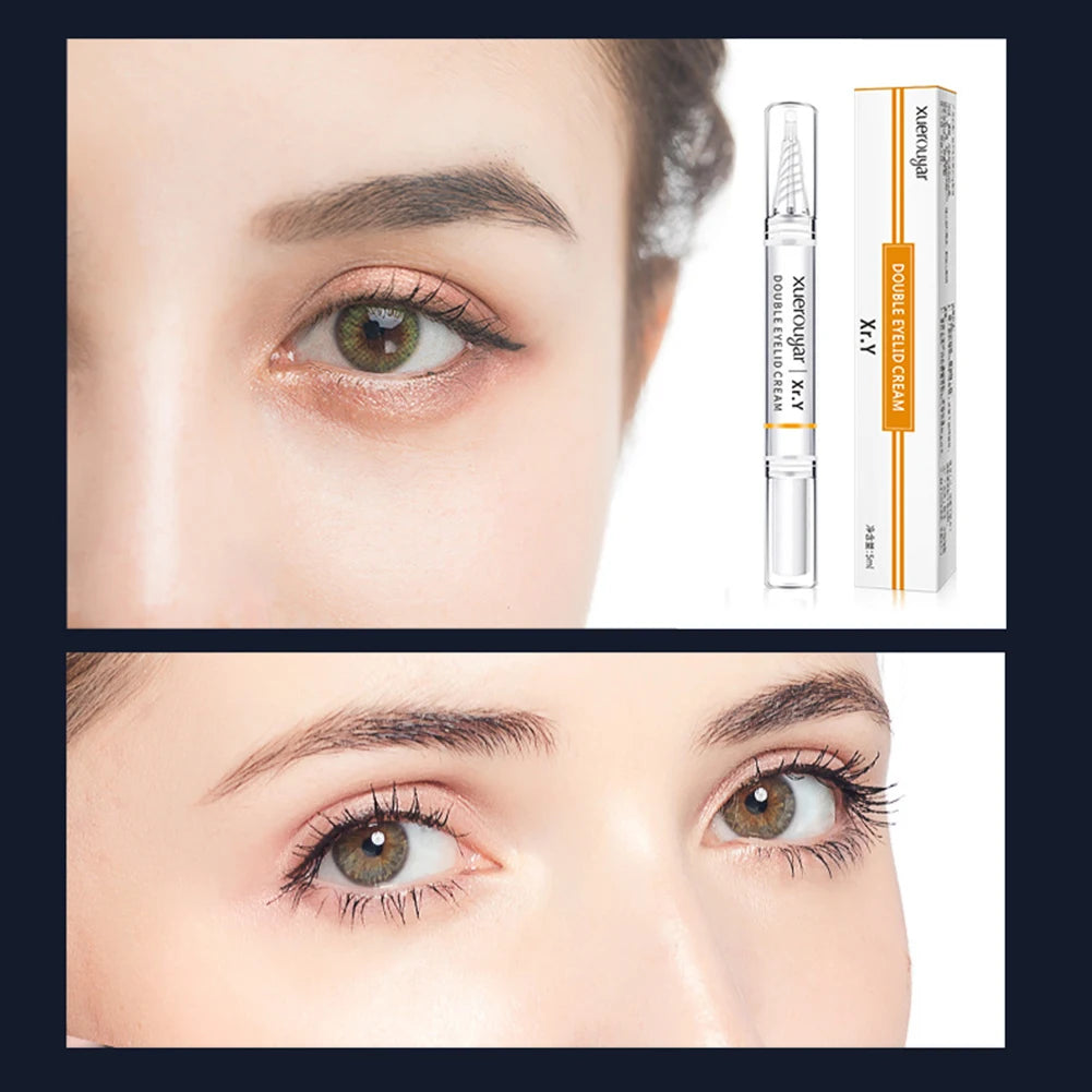 Double Eyelid Setting Cream Long Waterproof Quick Dry Double Eyelid Shaping Lift Cream Long Lasting Firming Makeup Supplies
