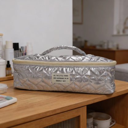 Fashion Large Capacity Hair Dryer Storage Bag Portable Cosmetic Bag Women Makeup Case Toiletry Bag Travel Organizer