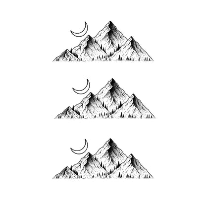 Tattoo Stickers Totem Black Color Flash Temporary Waterproof Party Fake Makeup Neck Hand Arm Body Art for Men Women