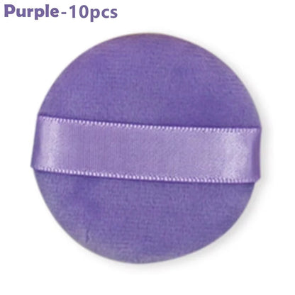 5/10Pcs Round Makeup Sponges Cosmetics Tools Soft Velvet Powder Puff Blender Sponges Facial Foundation Puffs Make Up Accessories