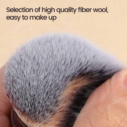 1pc Professional Face Retractable Makeup Brush,Blush Brush Foundation Brush Loose Powder Brush Synthetic Hair Ultra-Soft Doundat