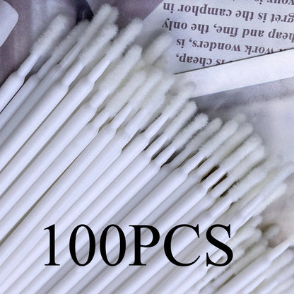 100/400pcs Micro Brush Disposable Lash Removing Swab Microbrush Mascara Wands Applicator Eyelash Extension Makeup brushes Tools