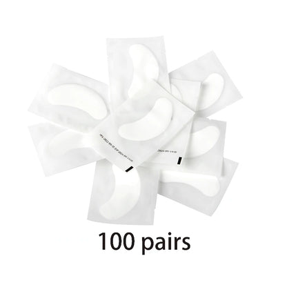 50/100pcs Eye Patches Eyelash Extension Under Eye Pads Makeup Eyelash Patches Tip Stickers Pads For Eyelash Extension Makeup
