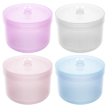 Nail Drill Bits Disinfection Box Double Layer Filtration Cleaning Box Manicure Storage Case Nail Brush Cleaning Container