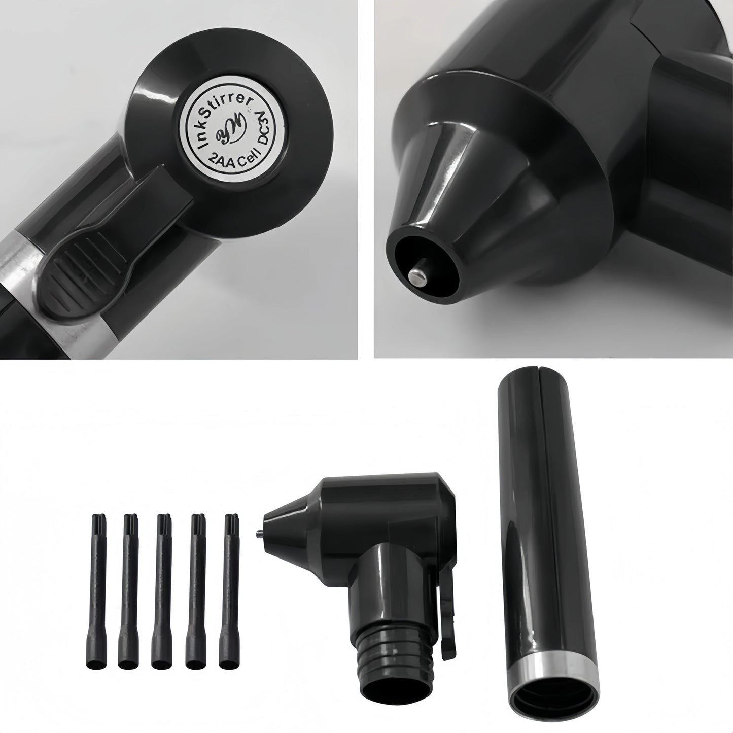 Tattoo Ink Mixer Pigment Mixer Agitator With Sticks Mixing Electric Tattoo Mixer Machine for Makeup Eyebrow Tattoo Machine
