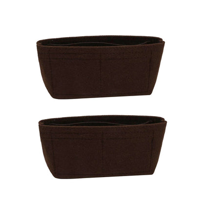 1/2pcs Trendy Felt Insert Bag Organizer Makeup Organizers Liner Perfect for Brand Women's Handbags Cosmetic Bags Bag Accesories