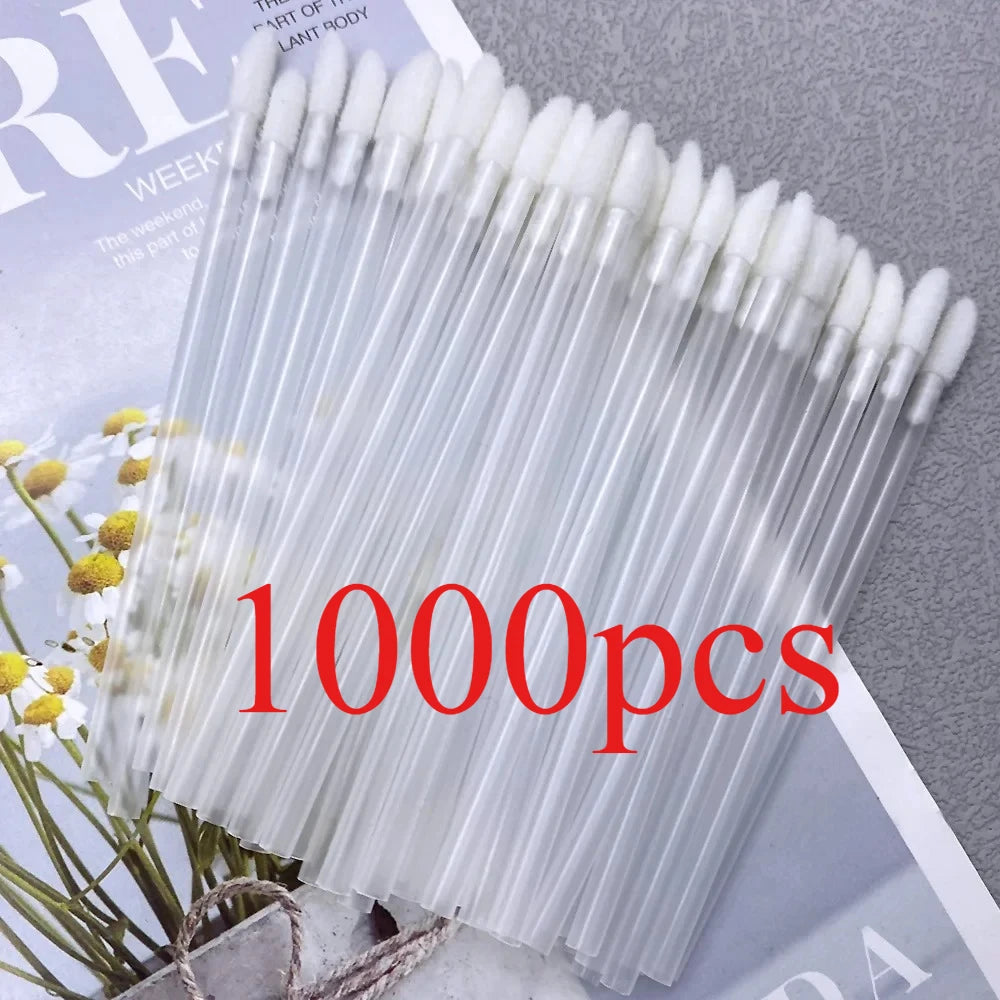 Wholesale 100/1000 PCS Disposable Lip Brush Women Accessories Lipstick Gloss Wands Applicator Perfect Best Make Up Tool Hotting