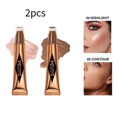 YOUNG VISION air cushion, powder blusher, high gloss stick, makeup liquid, rouge, 6 colors optional