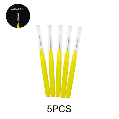 5/10/50PCS Mini Eyebrow Brush Brow Perm Brush Disposable Brow Lifting Brush Bendable Micro Eyelash Brush  Applicator Makeup Tool
