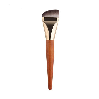 1/2pcs Ultra Thin Foundation Brush Soft Hair Thin Face Contour Brush Flat Contour Brush Blending Foundation Cream Makeup Brushes