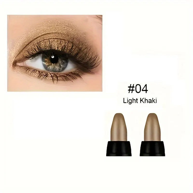 16 Colors Pearlescent Eyeliner, Color Glitter Waterproof Long-Lasting Eye Makeup Non-smudge Eyeliner