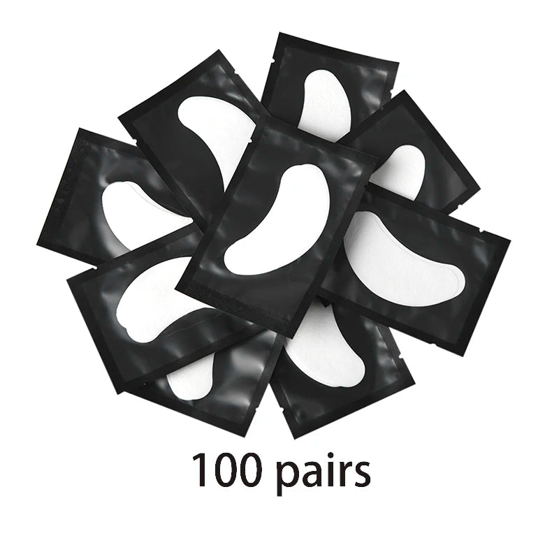 50/100pcs Eye Patches Eyelash Extension Under Eye Pads Makeup Eyelash Patches Tip Stickers Pads For Eyelash Extension Makeup