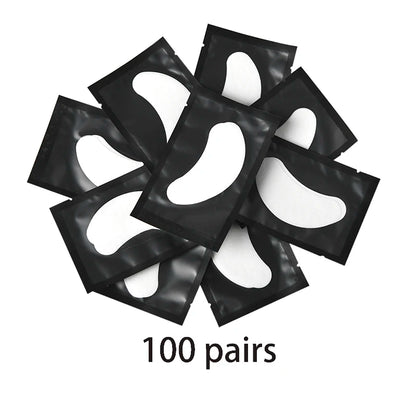 50/100pcs Eye Patches Eyelash Extension Under Eye Pads Makeup Eyelash Patches Tip Stickers Pads For Eyelash Extension Makeup