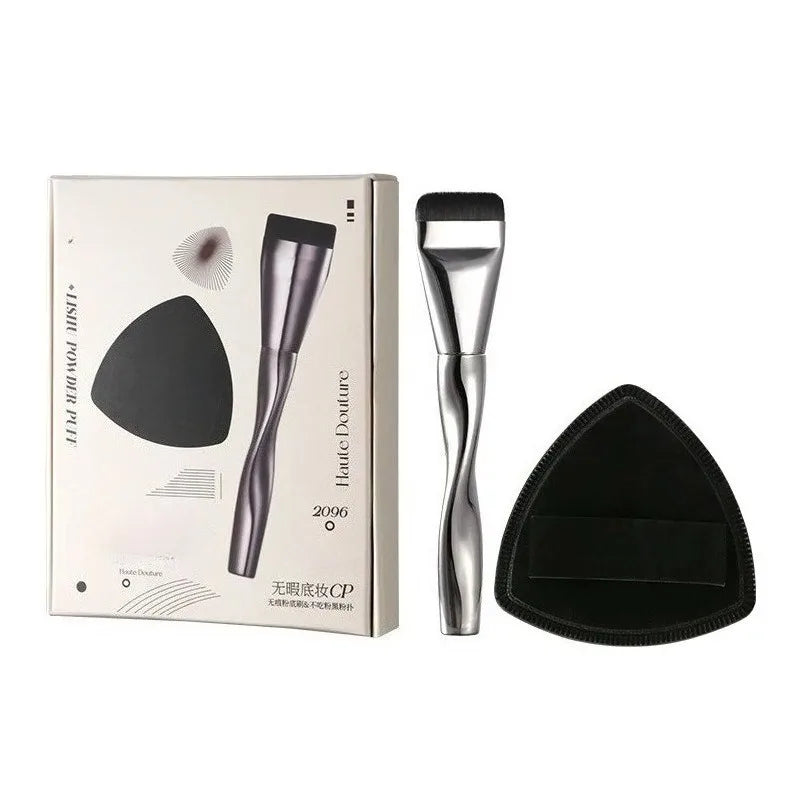 YS00157---One-Word Foundation Brush Lightweight And Thin Face Contour Brush Flat Contour Brush Foundation Cream Makeup Brushes