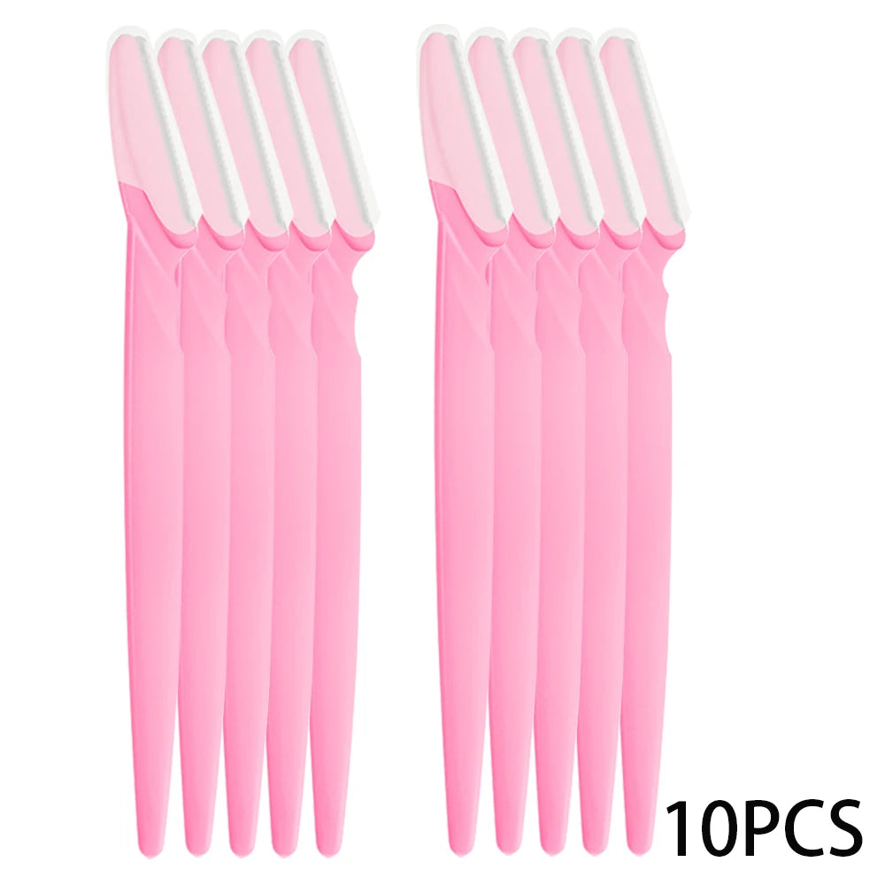 Eyebrow Razor Set Multipurpose Face Razors For Women and Men Dermaplaning Tool  Easy To Use Cutter Shaver Blades Makeup Tools