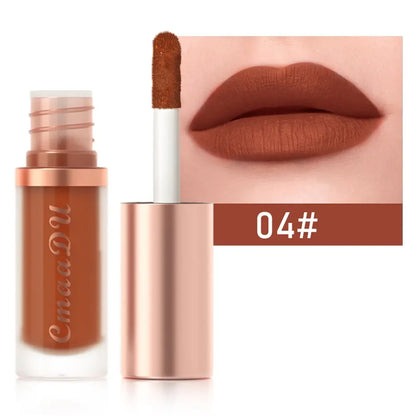 CmaaDu 12Color Long-Lasting Lip Sense Color Makeup Waterproof  Lipsticks Matte Velvet Lip Gloss