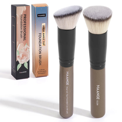 Maange 1PCS Makeup Brush with Box Foundation Concealer Powder Blush Contour Brush Dense Soft Bristle Brush Beauty Tool For Women