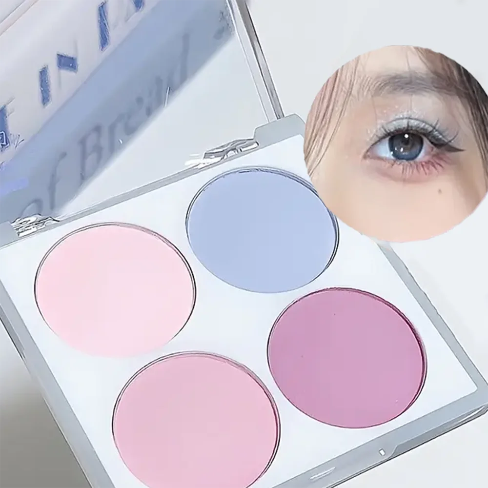 Waterproof Matte Blush Palette 4 Colors Long-Lasting Multi-Look Makeup Unisex Safe Certified Great Gift Choice