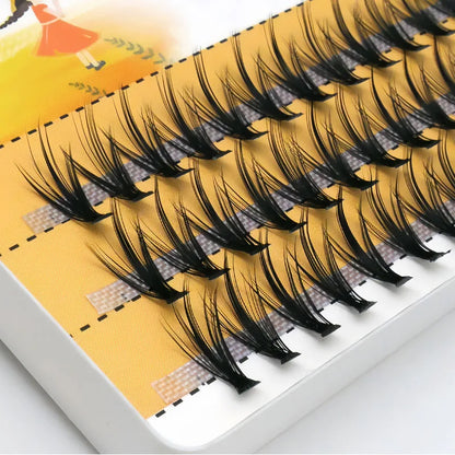 20D/30D Mink Eyelashes 1 Box/60 Bundles Natural Eyelash extension 3D Russia Individual Eyelash Cluster Makeup Tools Lashes Cilia