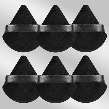 6 Pcs New Triangular Sponge Puffs with a Soft Skin Friendly and Delicate Makeup Feel Suitable for Home or Travel Use
