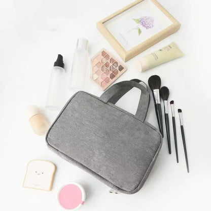 Large Hanging Hook Toiletry Bag Waterproof Folding Handbag Travel Makeup Cosmetic Razor Storage Organizer Case Bathroom Supplies