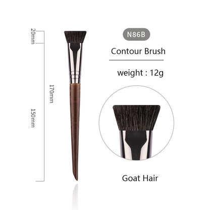 OVW Animal Hair Makeup Brush Complete Set 28PCS Lip Brushes Eyeshadow Brush Soft Makeup Brush Beauty Tools Smudge Brush Single
