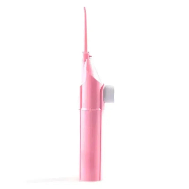 1PC Portable Electric High-Pressure Water Flosser Manual Pulse Jet Dental Teeth Gums Cleaner Deep Cleaning Oral Irrigator