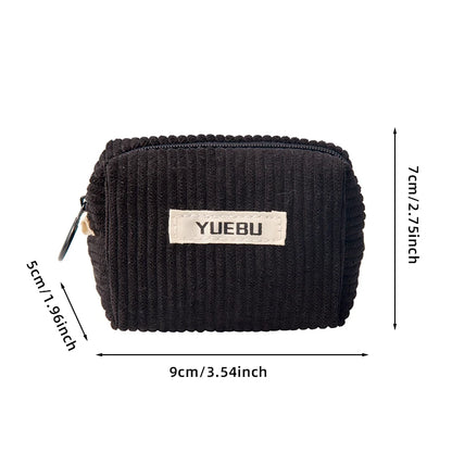 Fashionable Portable Coin Purse, Zipper Style Makeup Tool Storage Bag, Women'S Carry On Bag For Storing Change, Beauty Tool Bags