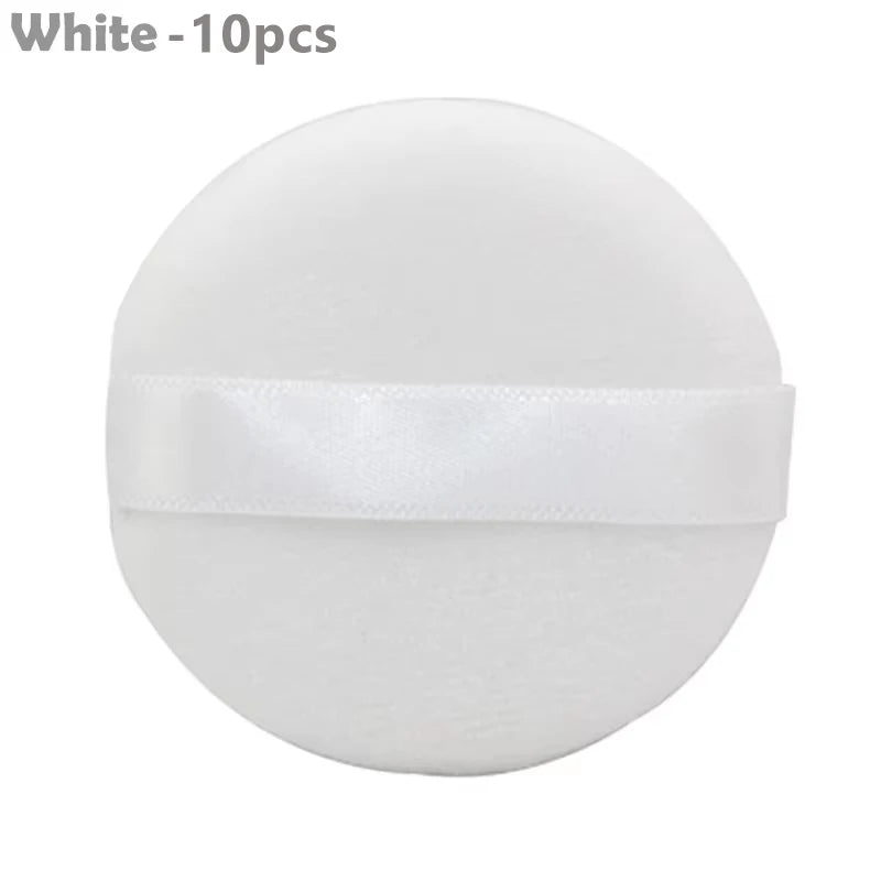 5/10Pcs Round Makeup Sponges Cosmetics Tools Soft Velvet Powder Puff Blender Sponges Facial Foundation Puffs Make Up Accessories