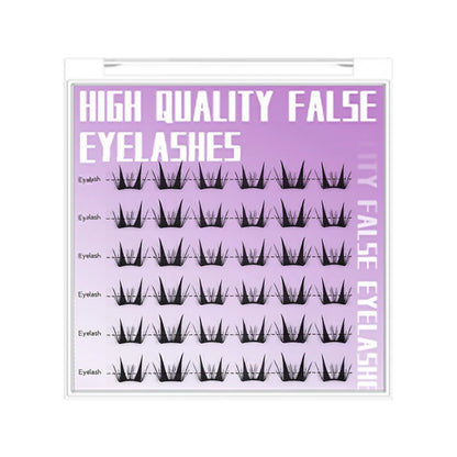 Little Devil false eyelash extenstions korean style Natural Wispy Lashes Individual clusters eyelashes For women makeup Salon