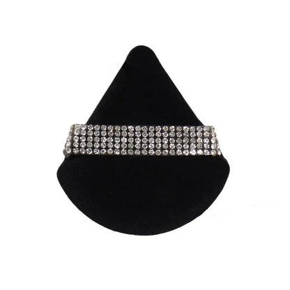 New Diamond Triangle Powder Puff Sponge Velvet Triangle Powder Puff Facial Beauty Soft Smooth Face Makeup Tool Makeup Sponge