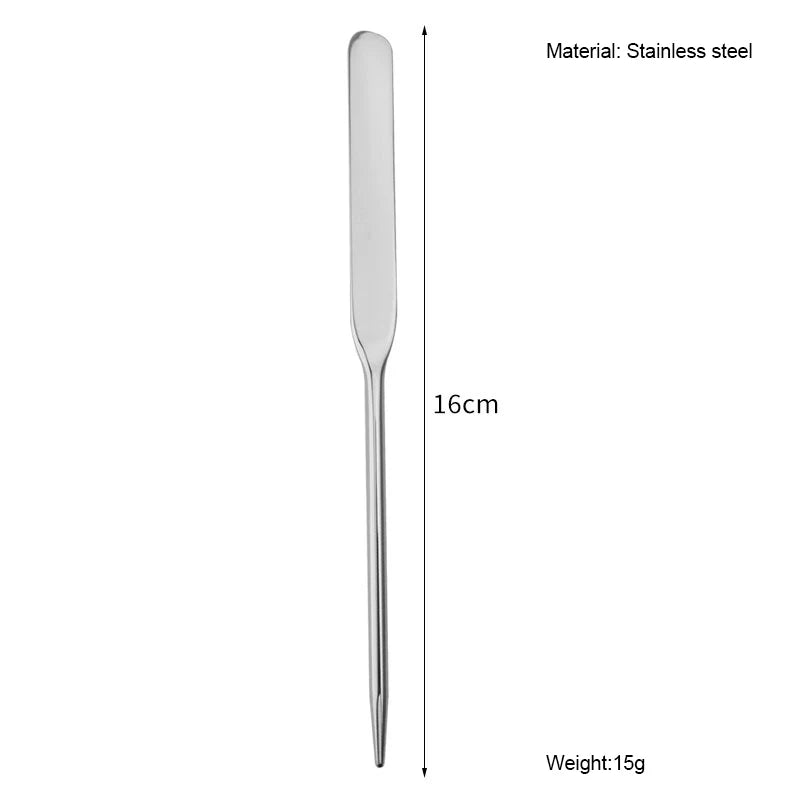 3/4/5/6 PCS Makeup Foundation Brush Lipstick Eye Shadow Mixing Palette Stainless Steel with Spatula Rod Color Stick Beauty Tools
