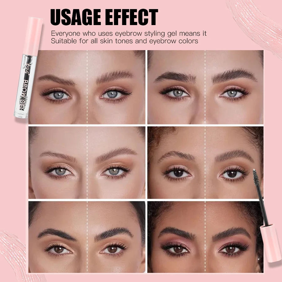 1pc Waterproof Eyebrow Styling Cream Long Lasting Quick-drying Natural Wild Eyebrow Styling Soap Brow Makeup