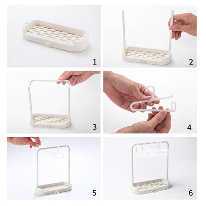 Makeup Tools Drying Rack Cosmetics Powder Puff Storage Hanger Beauty Sponges Drain Travel Portable Multifunctional Organizer